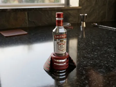 Vodka bottle holder