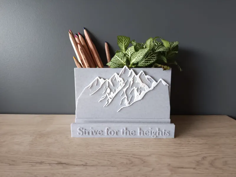 Pencilbox, organiser and planter in one