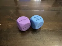 BJJ dice - two plates