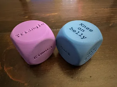 Jiu Jitsu dice