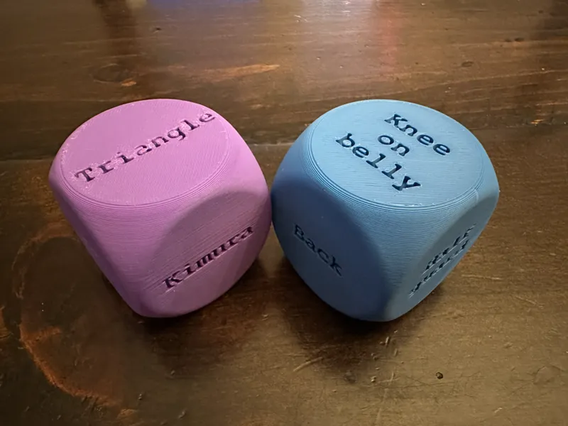 Jiu Jitsu dice