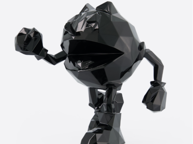 Pac Low Poly – le héros rétro en version stylée