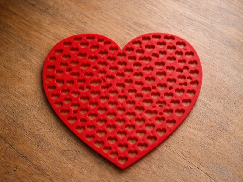 Valentine's Day Heart Coaster
