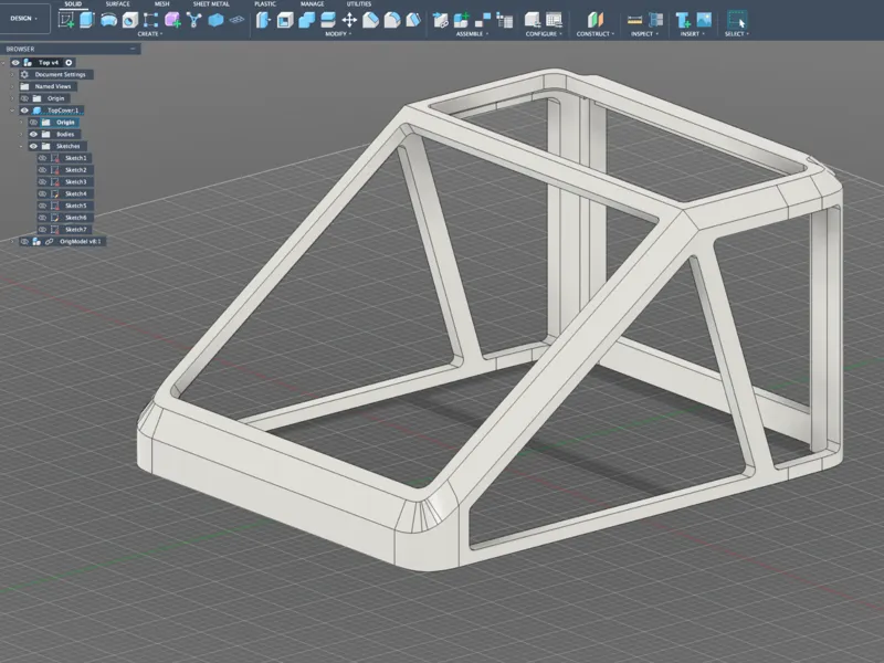 Snapmaker U1 Top Cover Adapt