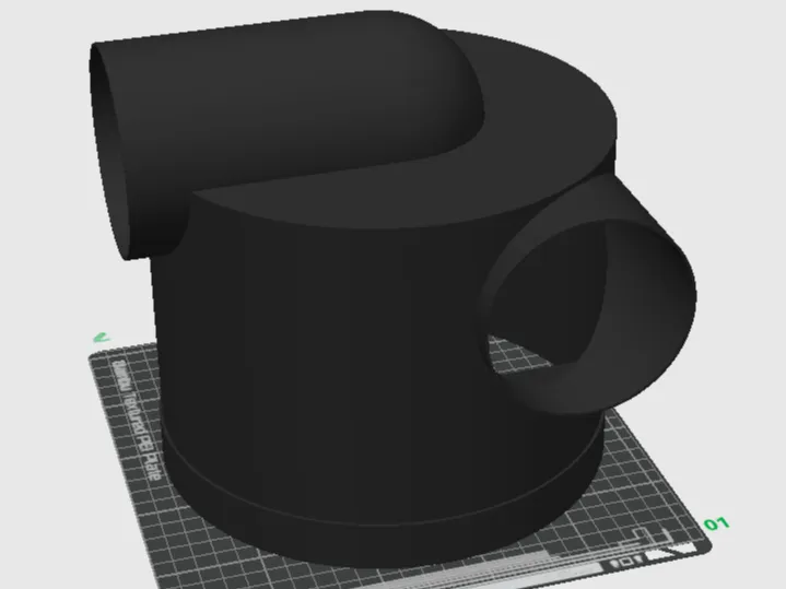 Dust Cyclone - 100mm Ports