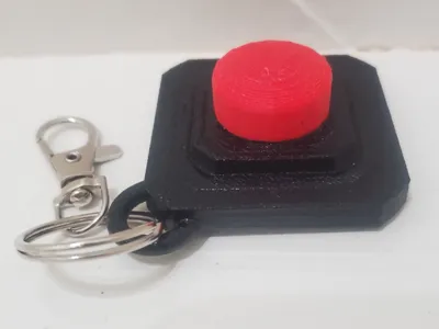 Dandy's World Jet Button Keychain