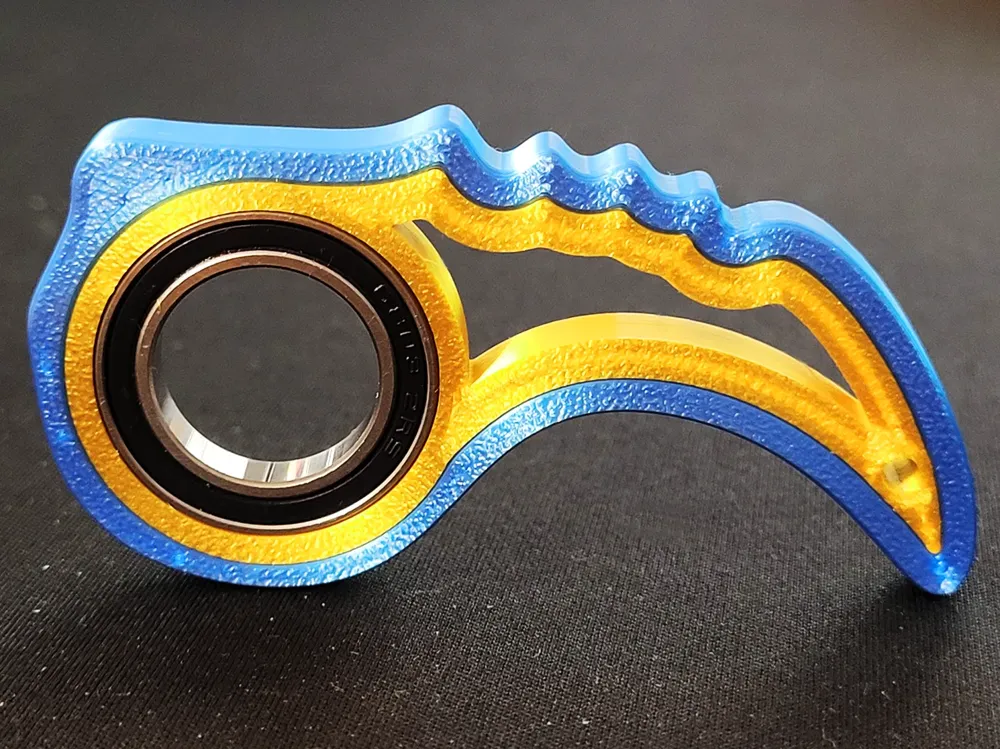 Key Craft Rope Spinner Keychain keyrambit spinner #8 by Tripo.yt MakerWorld: Download Free 3D ...