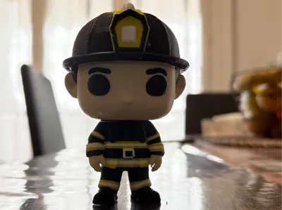 Italian Firefighter F.Pop style