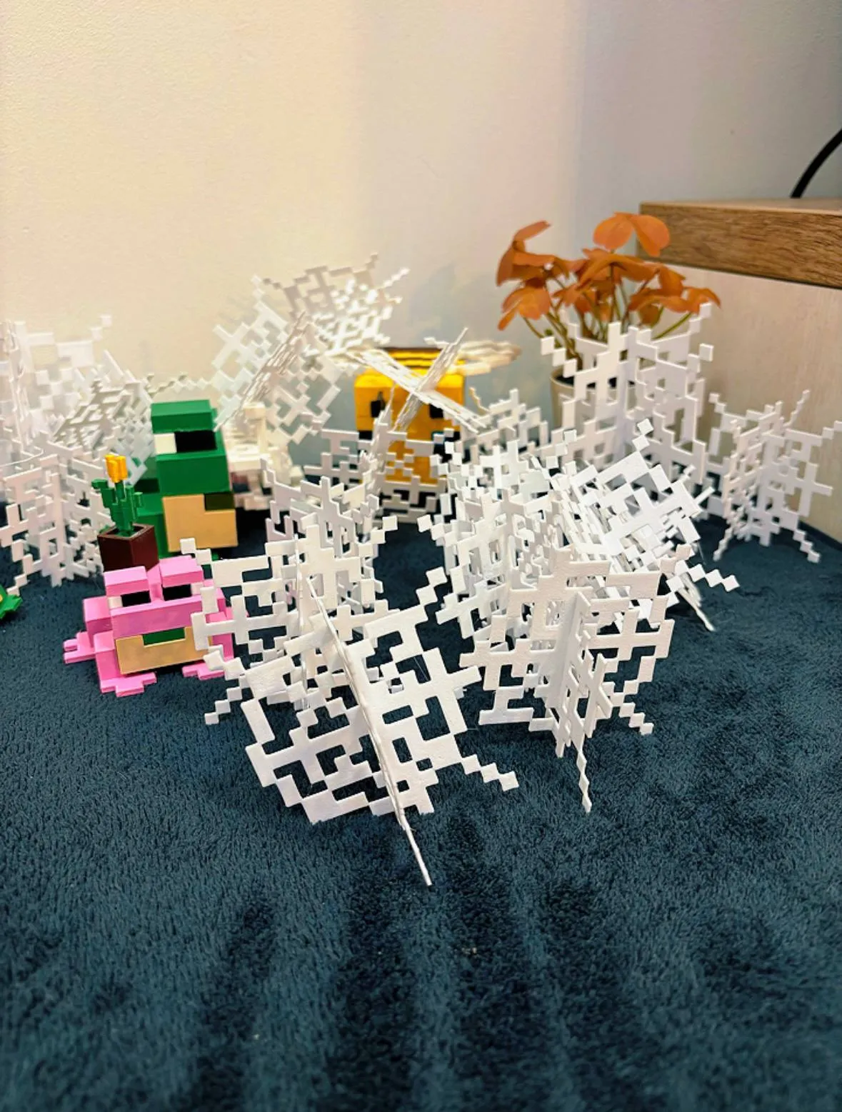 Minecraft Halloween Spider Web EASY TO PRINT view 4