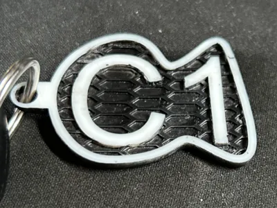 Citroën c1 keychain