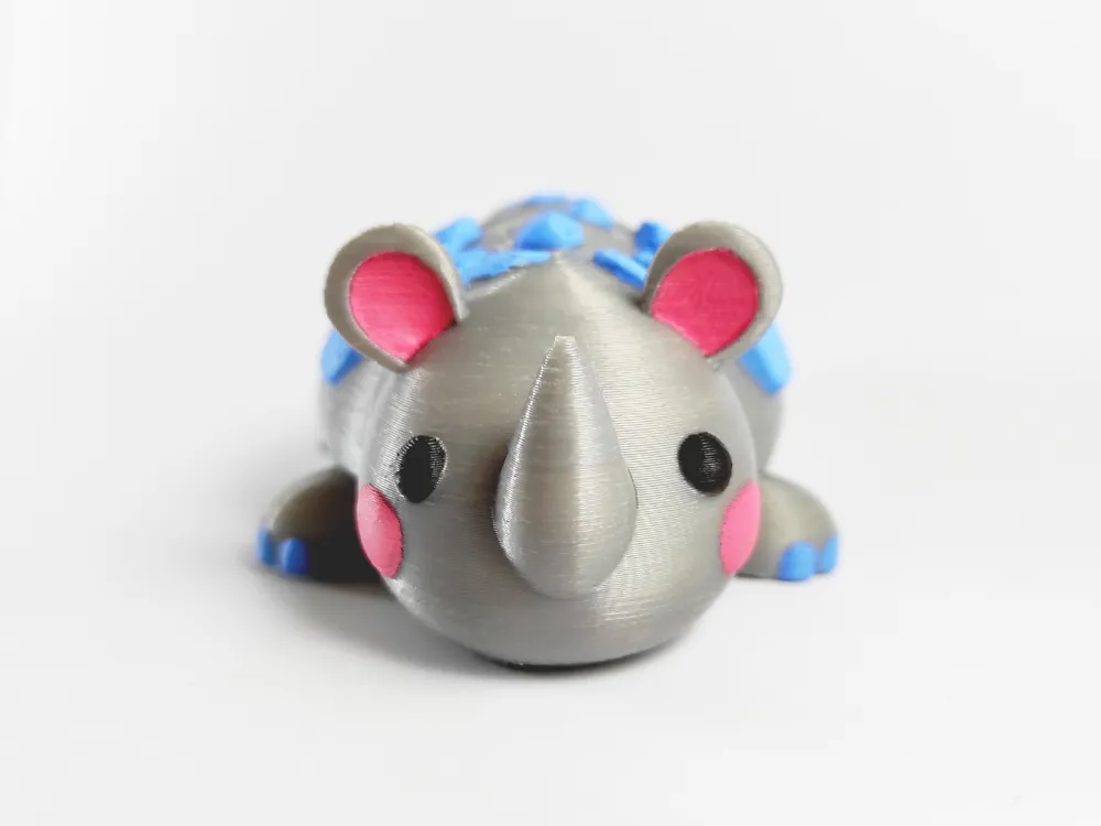 Rhino Cute Flexi - Articulated - Free 3D Print Model - MakerWorld
