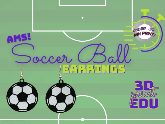 Soccer Ball Earrings | Sports Fan Jewelry