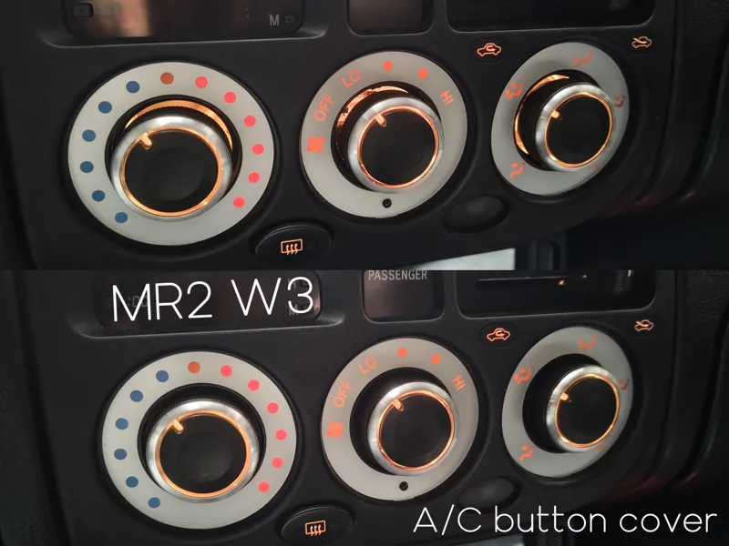 Toyota MR2 W3 - A/C Button Cover