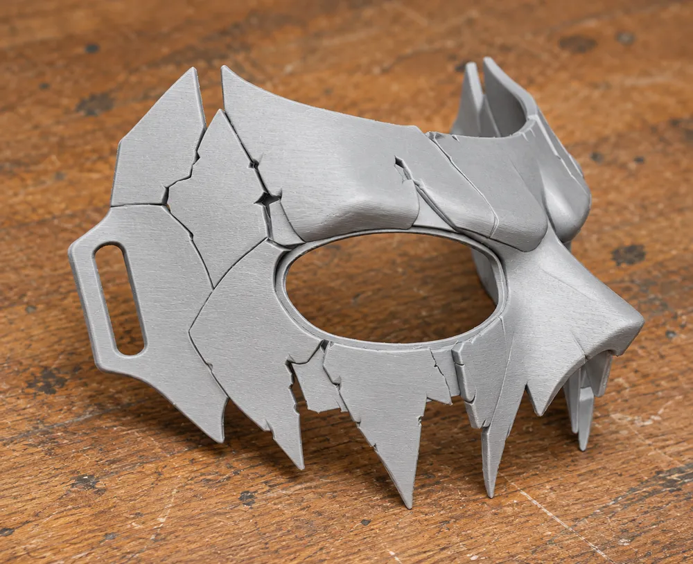Differant Masks Shattered Skull Mask – Halloween Edition - Free 3D Print Model - MakerWorld
