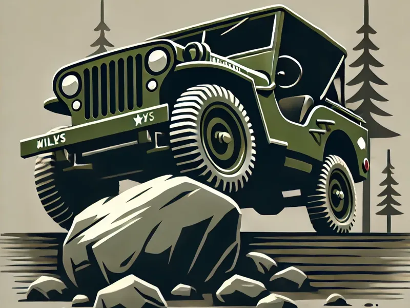 Keychain Jeep Wyllis