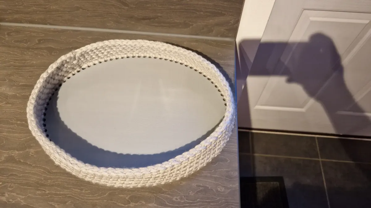 Base pour ouvrage au crochet