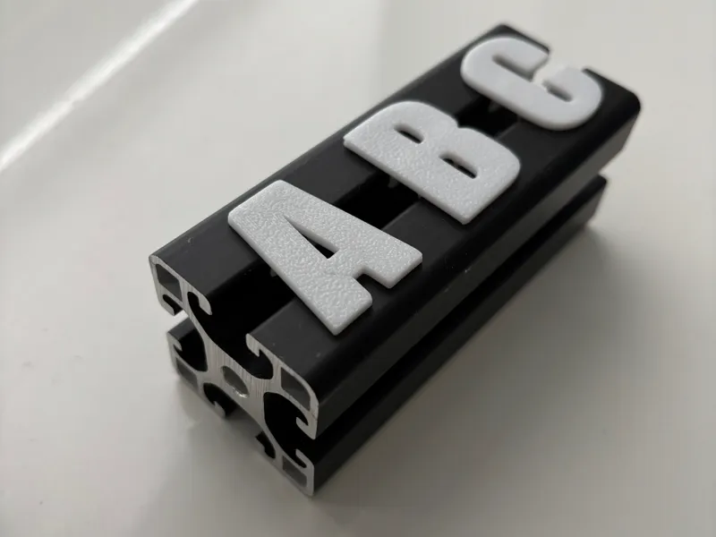 Buchstaben Simrig Sim Rig Fonts Schrift Alu 4040