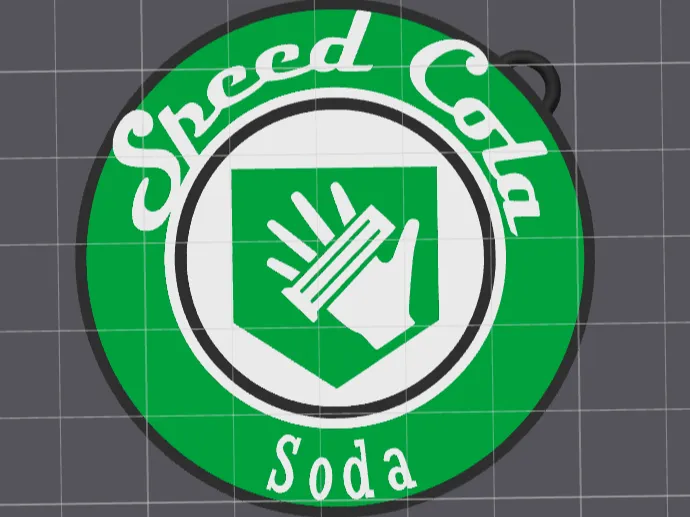 Speed Cola Perk Emblem - COD Zombies Keychain