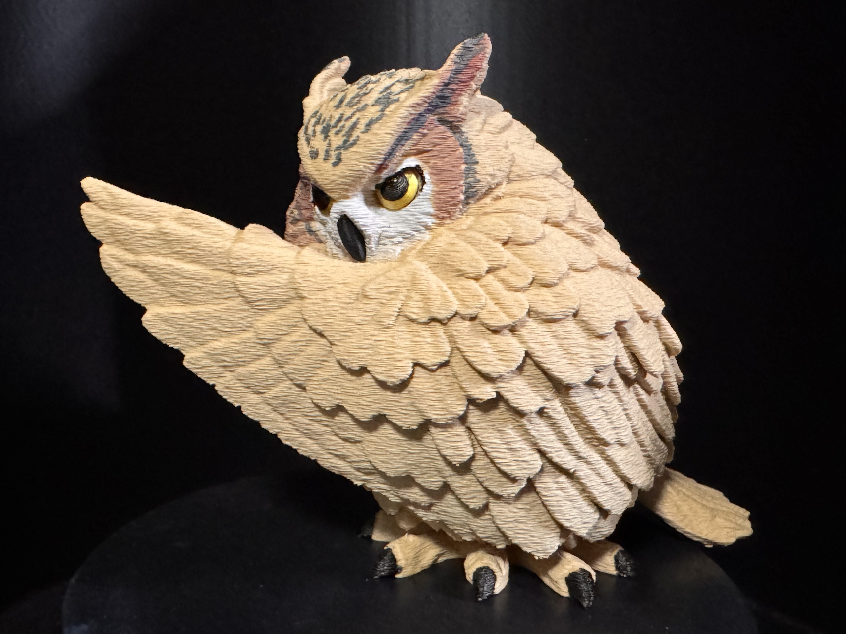 Miniatura 2 do modelo 3D 【猫头鹰|鸮|Owl】执事鸟系列（分件/粘合/可选手涂）