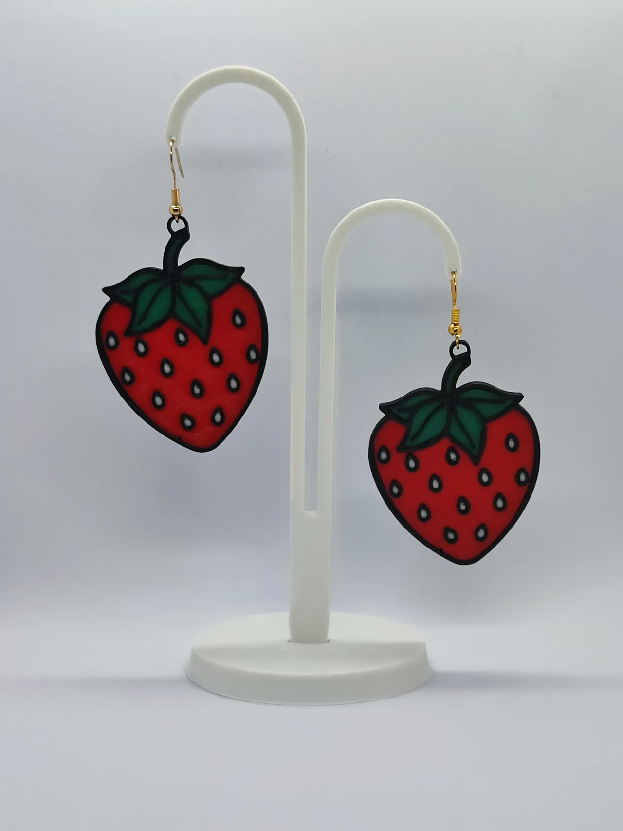 Pendientes fresas de Huelva view 3