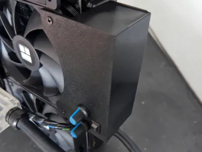 120mm Fan USB-C PD DUAL PWM Controller Case