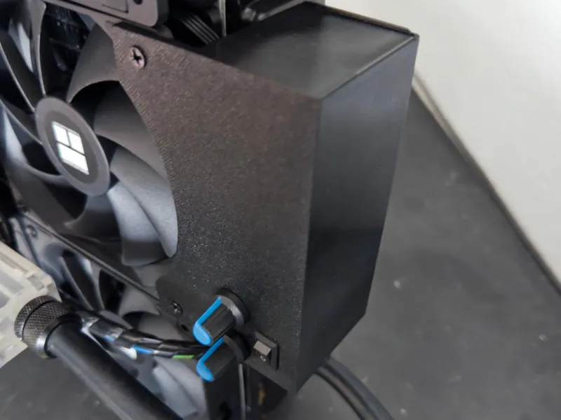 120mm Fan USB-C PD DUAL PWM Controller Case