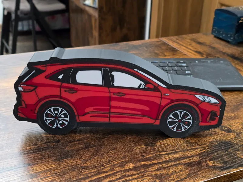 Ford Kuga / Escape – Stylish 3D Silhouette Lamp
