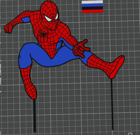 Spiderman Wall Colour AMS