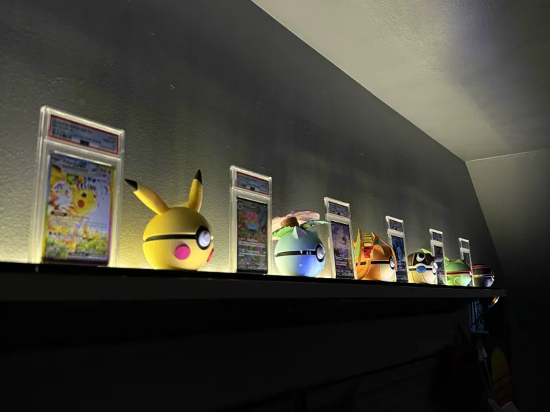 *NEW* PSA Card and Pokeball Holder LED Display V2
