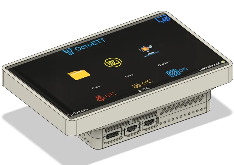 Raspberry Pi 5 Snap Fit Vented Case for Big Tree Tech TFT50