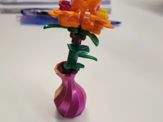individual brick flower vase