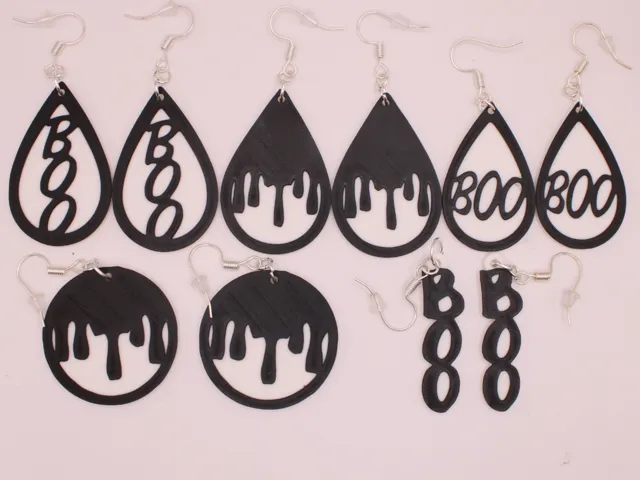 Halloween Earrings pt 3 - Boo