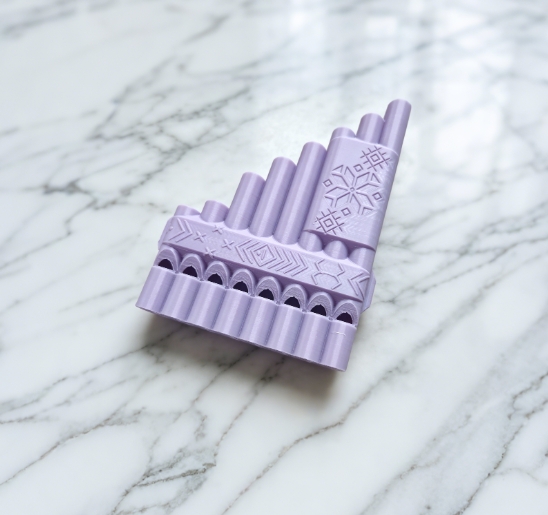 Miniatura 8 do modelo 3D Whistle Pan flute