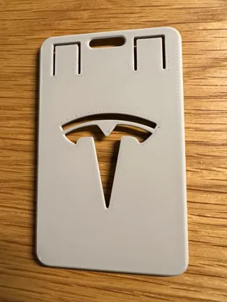 Tesla card key badge
