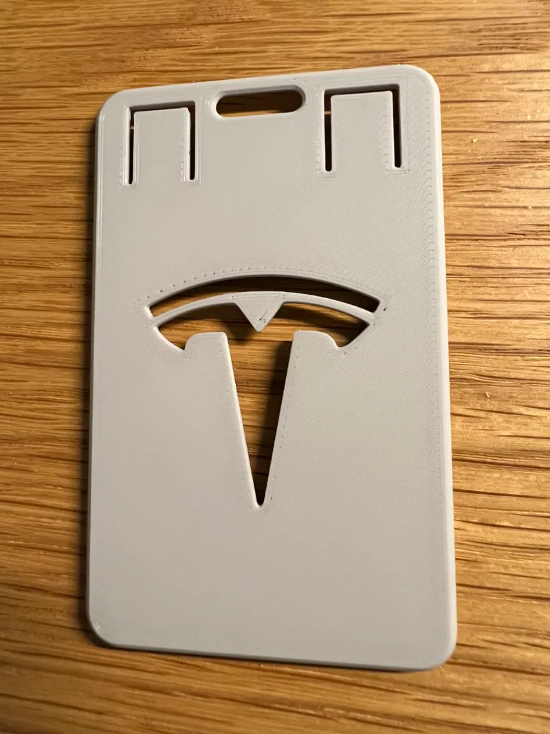 Tesla card key badge