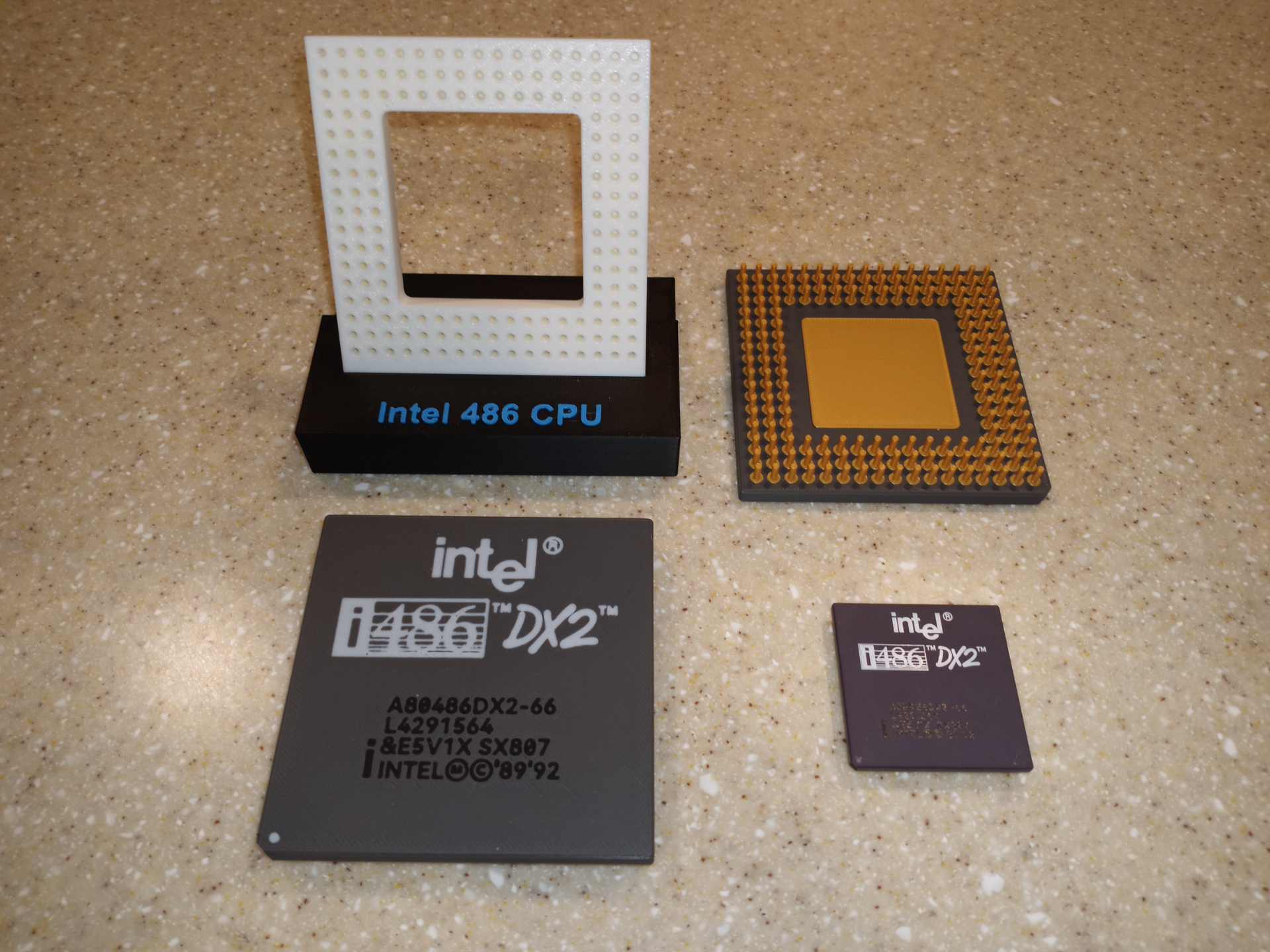 Intel 486DX2 CPU Model With Display Socket