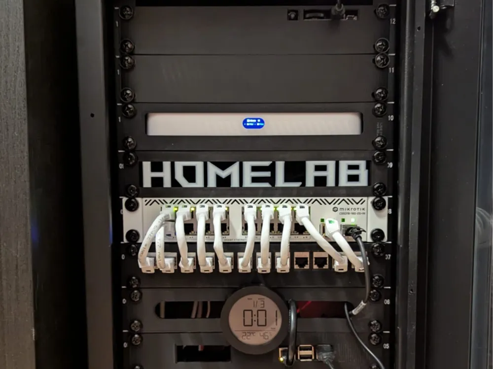 10 Inch Rack Cover - Homelab - Free 3D Print Model - MakerWorld
