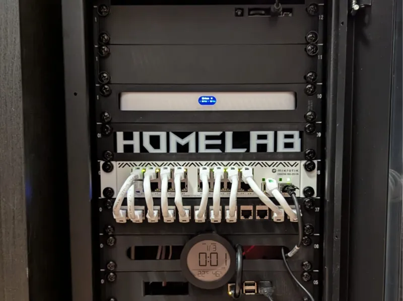 10 Inch Rack Cover - Homelab