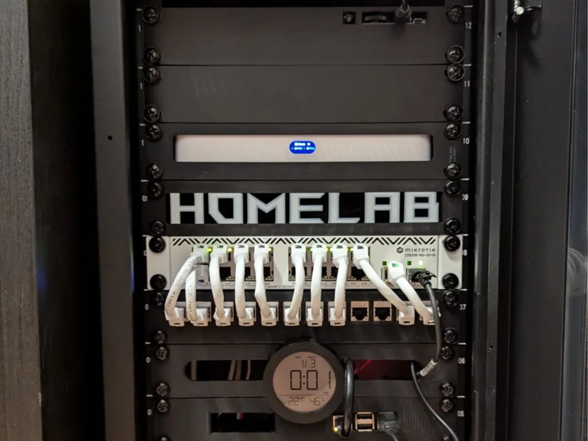 Home Lab Rack Designcad 10 Inch Rack Cover - Homelab - Free 3D Print Model - MakerWorld