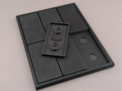 Fantasy Movement Tray 3x2 & rectangle base 60x30mm