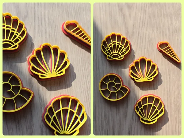 Emporte-pièce coquillage pour pâte à modeler, biscuits et sable