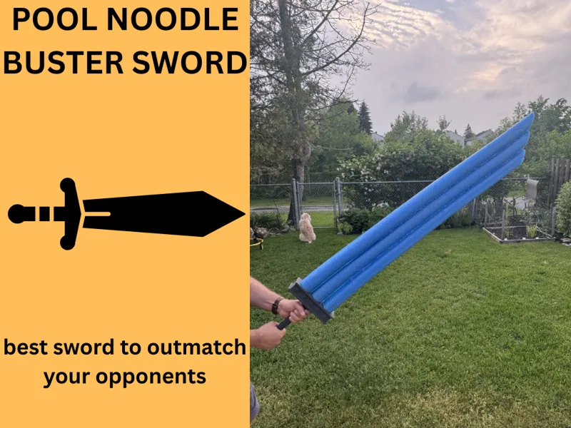 Pool Noodle Buster Sword