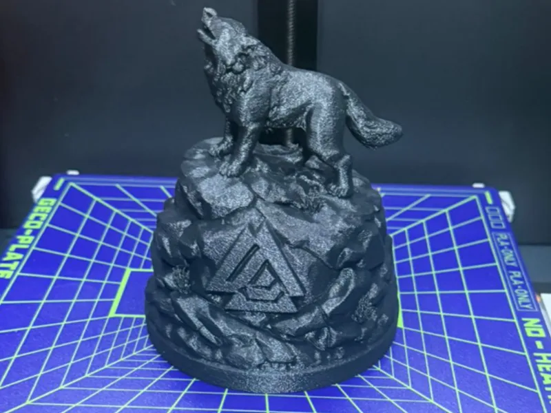 Odin’s Wolf – Valknut Statue