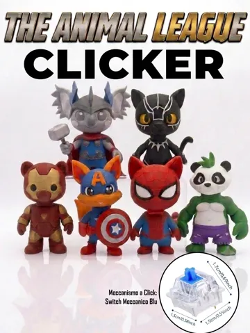 Objeto manipulable: Avengers clicker collection — vista de referencia 2