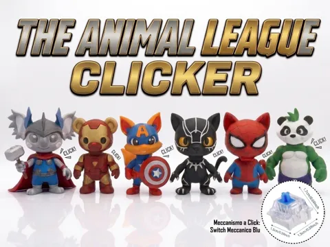 Objeto manipulable: Avengers clicker collection — referencia de MakerWorld