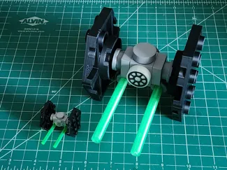 Big Brick Star Wars Micro Tie Fighter - 300% Scale