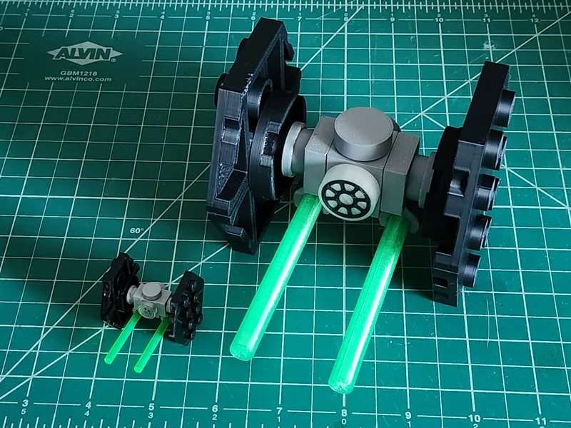 Big Brick Star Wars Micro Tie Fighter - 300% Scale