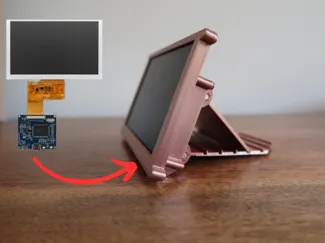 5 Inch Display case with Hinges