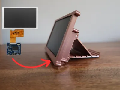 5 Inch Display case with Hinges