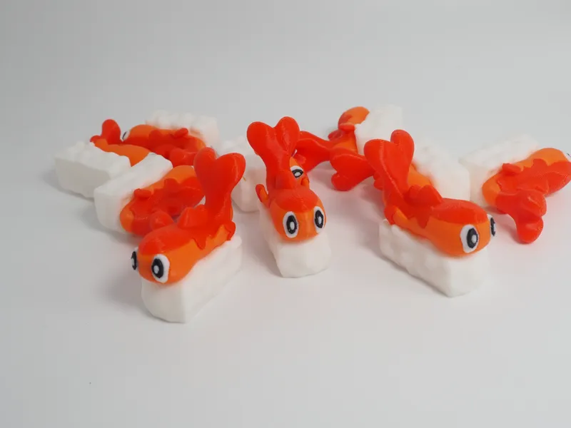Curly Tatsugiri - Orange - No support needed